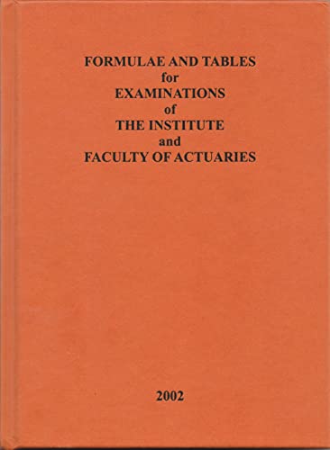 9780901066572: Formulae and Tables for Examinations of the Faculty of Actuaries and the Institute of Actuaries