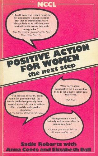 Stock image for Positive Action For Women: the nest step in education, training and employment: Cartoons by Cath Jackson for sale by Yushodo Co., Ltd.