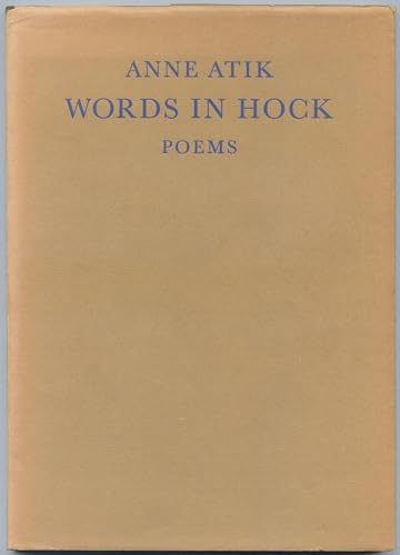 9780901111531: Words in Hock