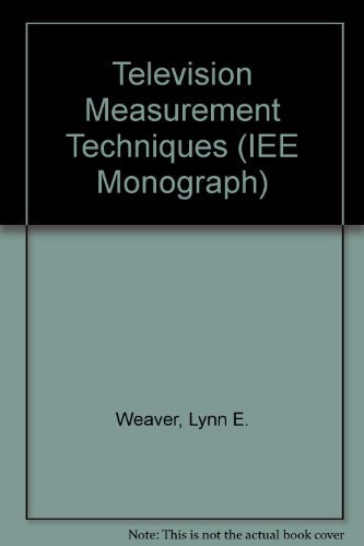 Stock image for Television Measurement Techniques (IEE Monograph) for sale by P.C. Schmidt, Bookseller