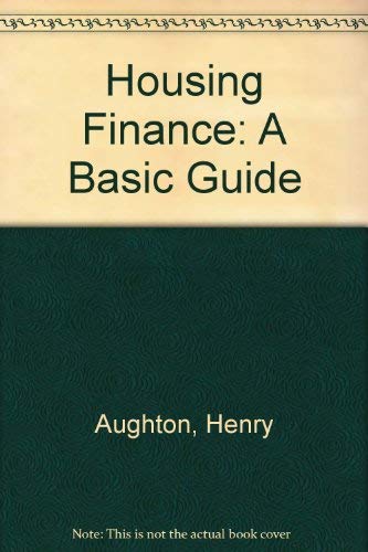 Housing Finance 2ed - Use Hofi3exx (9780901242730) by AUGHTO