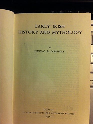 9780901282293: Early Irish History and Mythology