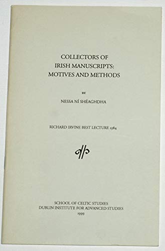 9780901282842: Collectors of Irish Manuscripts: Motives and Methods (Manuscript studies - guides)