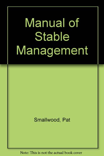 9780901366566: Manual of Stable Management: The Stable Yard Bk. 6
