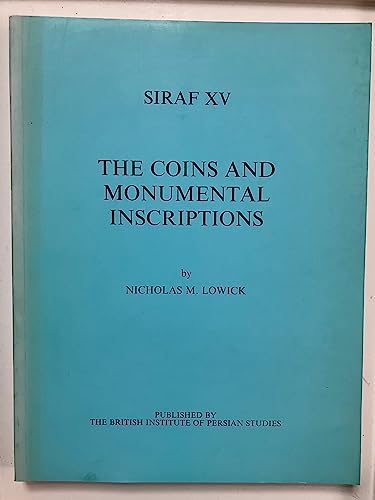 Stock image for SIRAF XV COINS & MONUMENTAL INSCRIPTIONS for sale by Revaluation Books