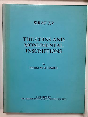 9780901477040: The coins and monumental inscriptions (Siraf)