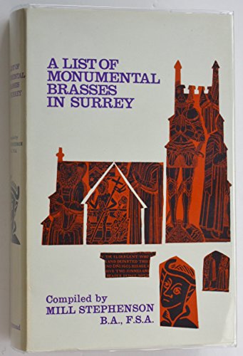 9780901571342: Monumental Brasses in Surrey