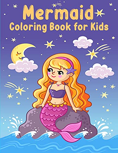 Beispielbild fr Mermaid Coloring Book for Kids: Coloring Book with Cute Mermaids and All of Their Sea Creature Friends/ Mermaid coloring book for girls/ Magical Under zum Verkauf von Buchpark