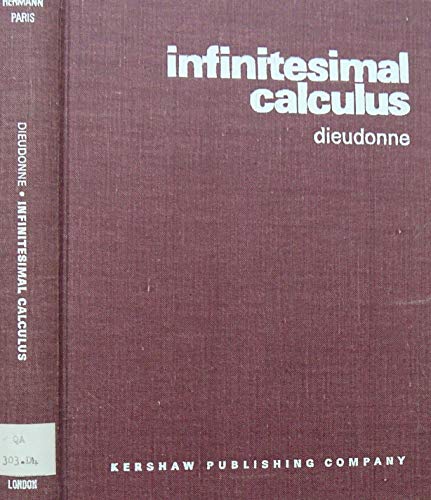 Imagen de archivo de Infinitesimal Calculus a la venta por dsmbooks