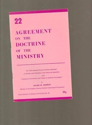 Agreement on the Doctrine of the Ministry (Grove Booklets on Ministry and Worship)