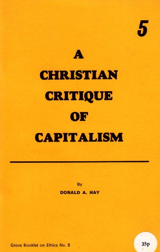 Stock image for A Christian Critique of Capitalism for sale by Redux Books