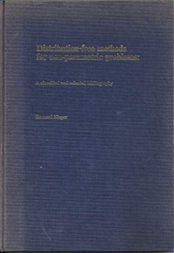 9780901715104: Distribution-free Methods for Nonparametric Problems: A Classified and Selected Bibliography