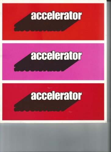 Stock image for Accelerator for sale by Peter Rhodes