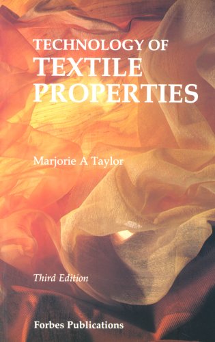 Beispielbild fr Technology of Textile Properties zum Verkauf von Better World Books Ltd