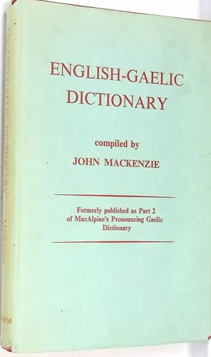 Stock image for English-Gaelic Dictionary for sale by The Bookstore