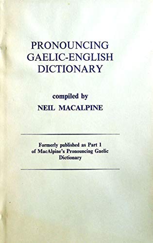 Beispielbild fr Pronouncing Gaelic-English dictionary; zum Verkauf von HPB-Red