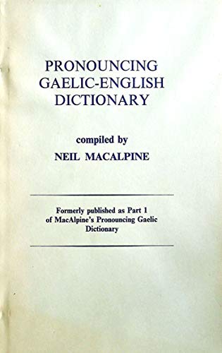 Stock image for Pronouncing Gaelic-English dictionary; for sale by HPB-Red