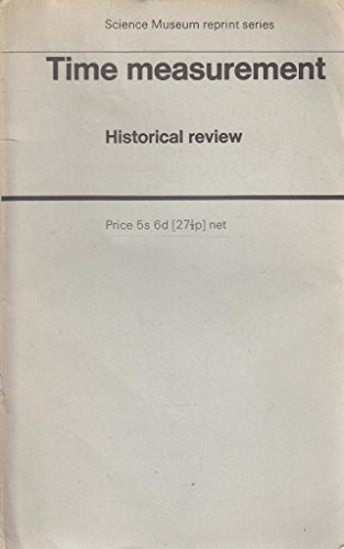 Imagen de archivo de Time Measurement. Historical Review a la venta por Victoria Bookshop