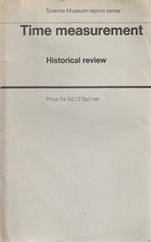 Stock image for Time Measurement. Historical Review for sale by Victoria Bookshop