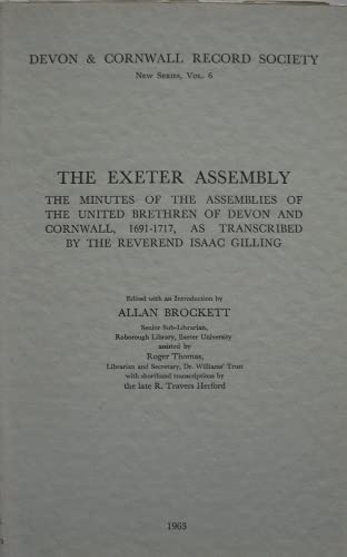 Beispielbild fr The Exeter Assembly zum Verkauf von Blackwell's