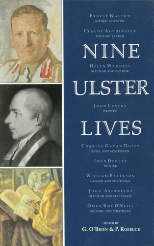 Beispielbild fr Nine Ulster Lives (Occasional) (Occasional S.) zum Verkauf von WorldofBooks