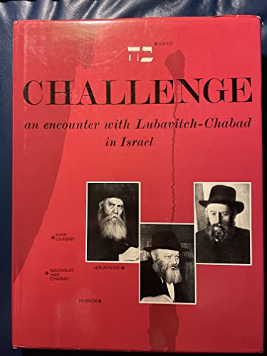 Imagen de archivo de Challenge: An Encounter with Lubavitch-Chabad in Israel a la venta por Open Books