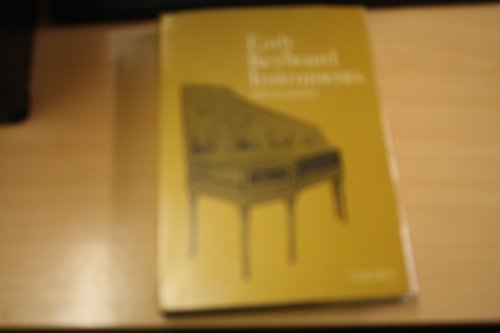 9780901951038: Early Keyboard Instruments