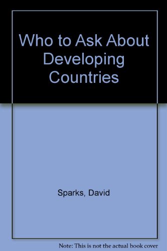 Beispielbild fr Who to Ask About Developing Countries zum Verkauf von Anybook.com