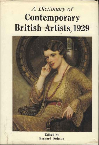 A Dictionary of Contemporary British Artists, 1929