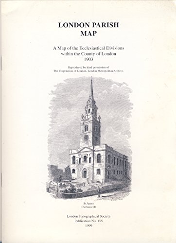 London Parish Map | A Map of the Ecclesiastical Divisions within the County of London | 1903