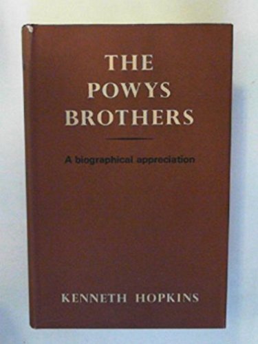 Powys Brothers (9780902107045) by Kenneth Hopkins
