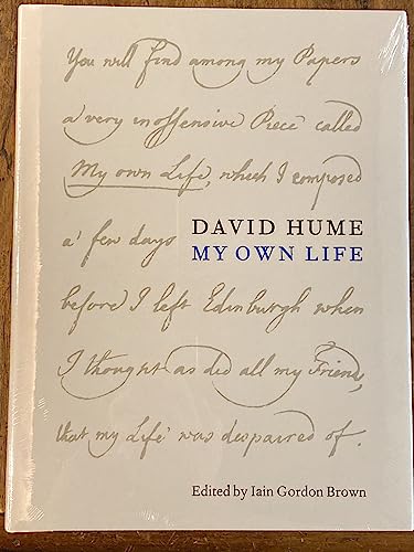 Beispielbild fr David Hume: My Own Life. Edited by Iain Gordon Brown zum Verkauf von AwesomeBooks