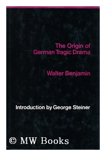 9780902308138: The Origin of German Tragic Drama