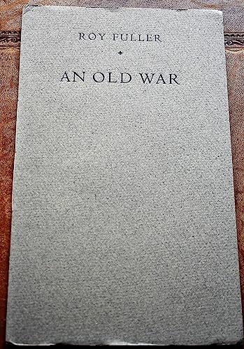 Stock image for An Old War for sale by The Poetry Bookshop : Hay-on-Wye