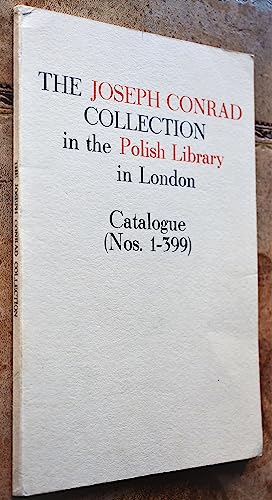 Imagen de archivo de Joseph Conrad Collection in the Polish Library in London: Catalogue a la venta por mountain