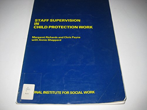 Imagen de archivo de Staff Supervision in Child Protection Work a la venta por Anybook.com