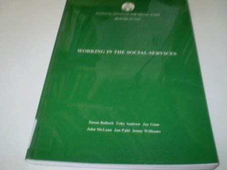 Imagen de archivo de Working in the Social Services (NISW Workforce) a la venta por Phatpocket Limited