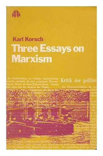 Imagen de archivo de Three Essays on Marxism. a la venta por Plurabelle Books Ltd