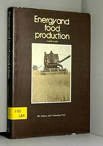 Beispielbild fr Energy and Food Production zum Verkauf von Qwertyword Ltd