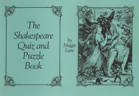 Beispielbild fr Shakespeare Quiz and Puzzle Book zum Verkauf von Better World Books