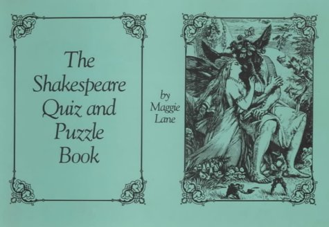 Imagen de archivo de Shakespeare Quiz and Puzzle Book a la venta por RIVERLEE BOOKS