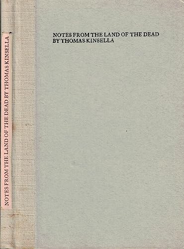 Notes from the Land of the Dead (9780903002035) by Thomas Kinsella