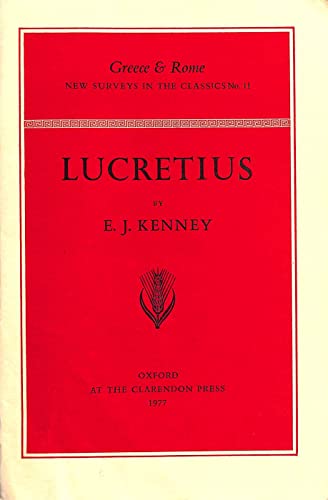 Lucretius (New Surveys in the Classics) (9780903035361) by E.J. Kenney