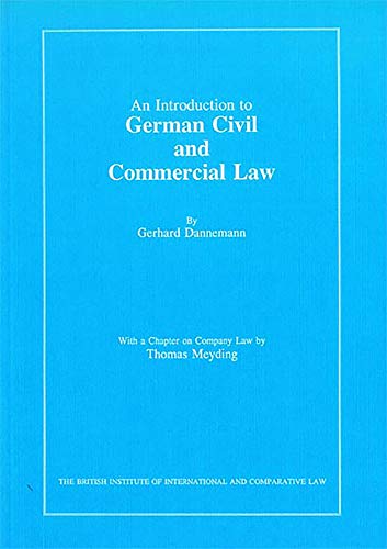 9780903067355: Introduction to German Civil And Commercial Law