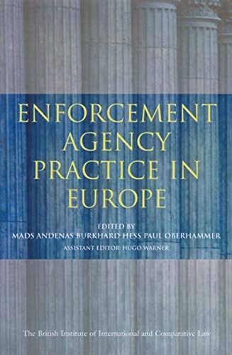 Stock image for Enforcement Agency Practice in Europe for sale by Redux Books