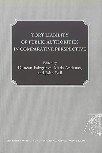 Beispielbild fr Tort Liability of Public Authorities in Comparative Perspective zum Verkauf von Anybook.com