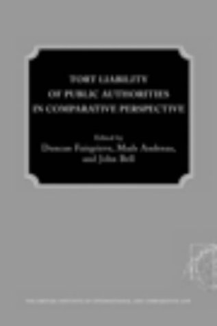Stock image for Tort Liability of Public Authorities in Comparative Perspective for sale by Anybook.com