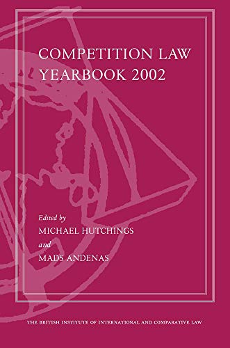 Beispielbild fr Competition Law Yearbook 2002 zum Verkauf von PsychoBabel & Skoob Books