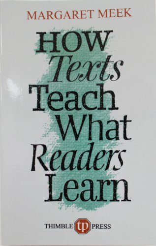 Imagen de archivo de How Texts Teach What Readers Learn a la venta por Decluttr