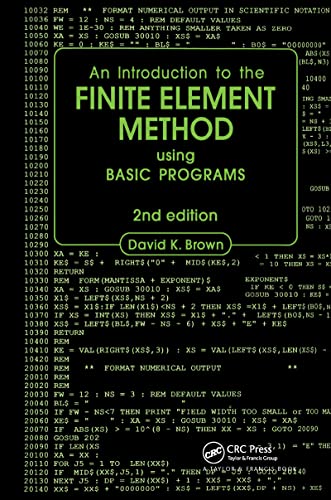 9780903384629: Introduction to the Finite Element Method using BASIC Programs